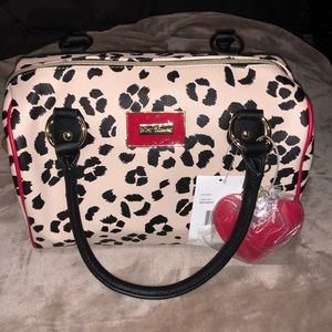 Betsey Johnson Leopard Satchel